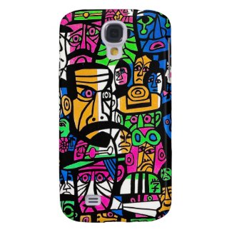 Fujishima Takeji THREE GENERATION abstract art Galaxy S4 Cover