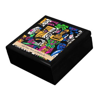 Fujishima Takeji THREE GENERATION abstract art Keepsake Boxes