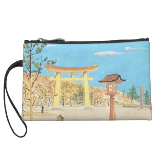 Fukuhara Shrine in Yamato, Sacred Places scenery Wristlet