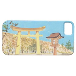 Fukuhara Shrine in Yamato, Sacred Places scenery iPhone 5 Covers