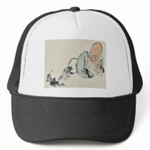 Fukurokuju by Shibata, Zeshin Ukiyoe Trucker Hat