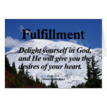Fulfillment Psalm 37:4