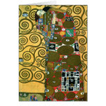 Fulfillment (The Embrace) by Gustav Klimt Greeting Card