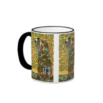 Fulfillment (The Embrace) by Gustav Klimt Mugs