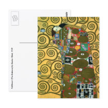 Fulfillment (The Embrace) by Gustav Klimt Post Cards