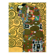 Fulfillment (The Embrace) by Gustav Klimt Post Cards