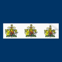 Full Arms of the Dominion - in Triplicate bumper stickers