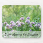 Full Bloom - Chive Flowers Mouse Pads