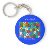 Full Circle Keychain with text