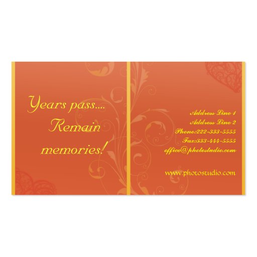 Full Color Business Card (back side)