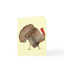 Full Color Thanksgiving Turkey Cards