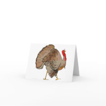 Full Color Thanksgiving Turkey cards