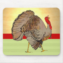 Full Color Thanksgiving Turkey Lights mousepads