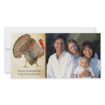 Full Color Thanksgiving Turkey photo cards
