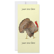 Full Color Thanksgiving Turkey rack cards by samack Full Color Thanksgiving Turkey rack cards