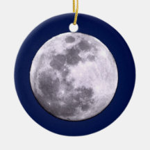 Full & Crescent Moon Ornament
