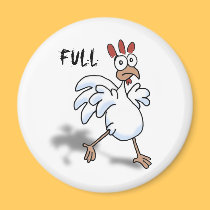 FULL dishwasher (sad chicken) magnets by graphicdoodles FULL dishwasher (sad chicken) magnets
