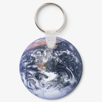Full Earth Keychain keychain