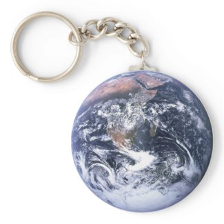 Full Earth Keychain keychain