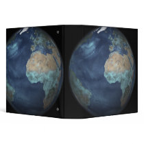 Full Earth showing evaporation 3 Ring Binders