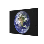 Full Earth showing North America 4 Canvas Prints