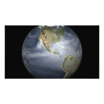 Full Earth view showing water vapor
