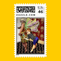 Full figured mother postage