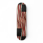 Full frame waving U.S. flag Skate Board Decks