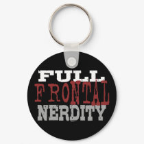 Full Frontal Nerdity Keychain by Method77 Full Frontal Nerdity Keychain