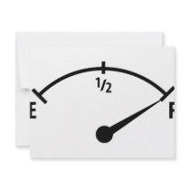 full fuel indicator icon personalized invitations