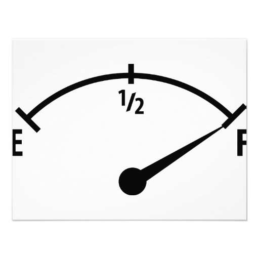 full fuel indicator icon personalized invitations
