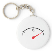 full fuel tank indicator gauge key chains
