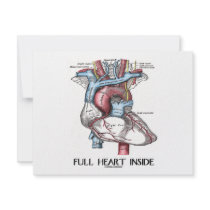 Full Heart Inside Personalized Invites