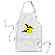 Full Moon and Bats Apron