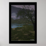 Full Moon At The River Posters