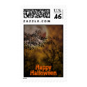 Full Moon & Bats postage