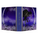 Full Moon Bats Starry Nightsky Album Binder binder