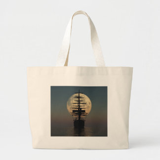 FULL MOON BEHIND THE BOAT BAG
