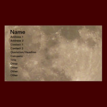 Full Moon Business Card Personalize Your Cards business cards