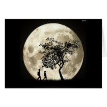 Full Moon Greeting Card
