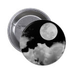 FULL MOON CLOUDS BLACK AND WHITE BUTTON FULL MOON CLOUDS BLACK AND WHITE BUTTON