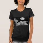 FULL MOON CLOUDS BLACK AND WHITE SHIRT