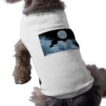 FULL MOON CLOUDS BLUE PET TEE