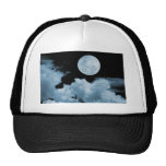 FULL MOON CLOUDS BLUE HATS