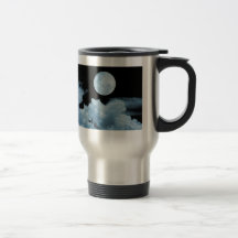 FULL MOON CLOUDS BLUE MUGS