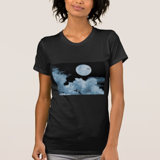 FULL MOON CLOUDS BLUE TEES