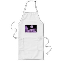 FULL MOON CLOUDS PURPLE APRON