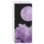FULL MOON CLOUDS PURPLE RACK CARDS