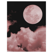 FULL MOON CLOUDS RED flyers by VoXeeD FULL MOON CLOUDS RED flyers