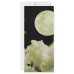 FULL MOON CLOUDS YELLOW RACK CARD DESIGN